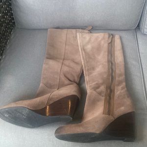 Franco Sarto Neutral Tall Wedge Boot
